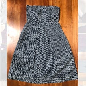 Size 0 Jcrew strapless seersucker dress
